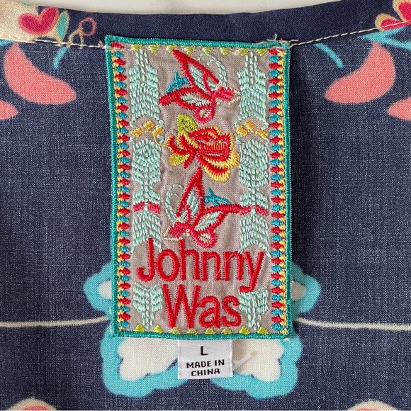 Johnny Was Zahra Rayon Blouse L - Picture 3 of 7